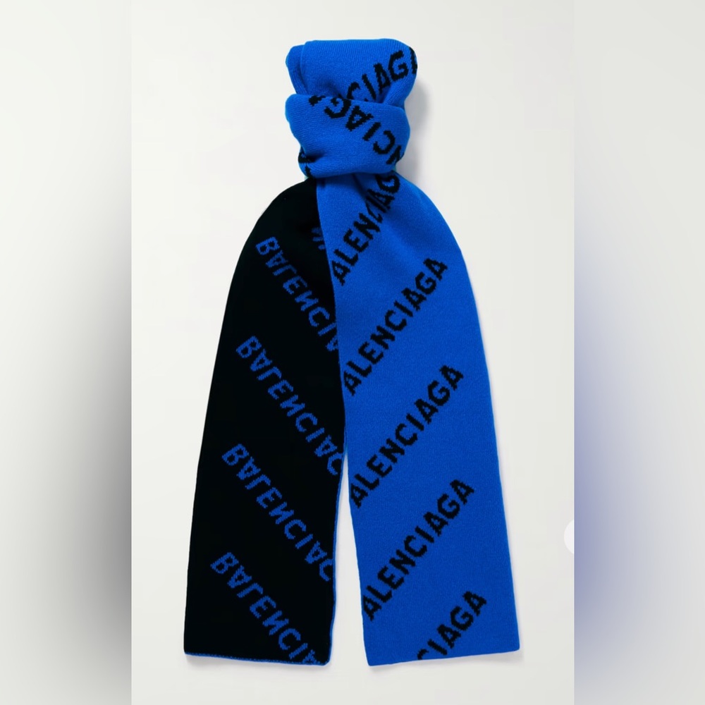 Balenciaga Logo Scarf